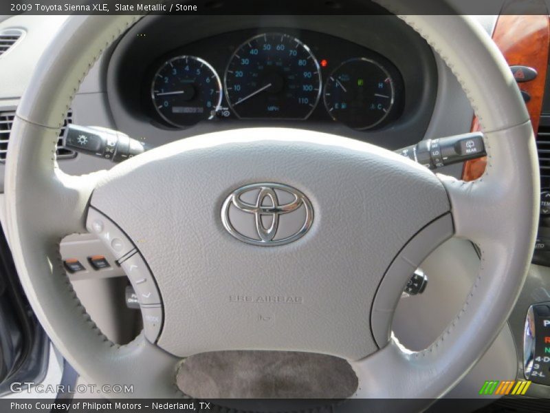 Slate Metallic / Stone 2009 Toyota Sienna XLE