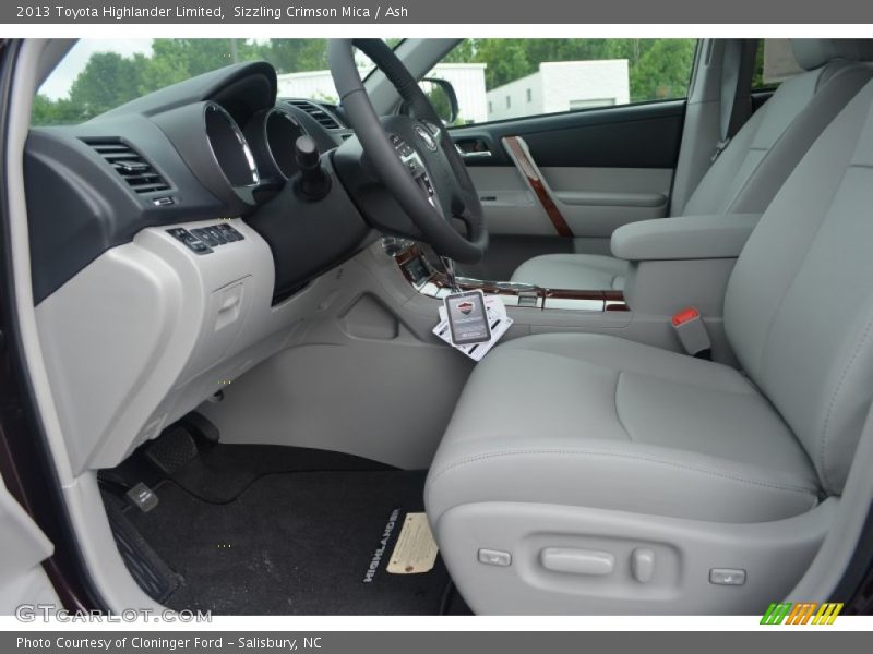 Sizzling Crimson Mica / Ash 2013 Toyota Highlander Limited