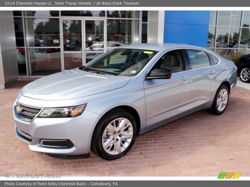 Silver Topaz Metallic / Jet Black/Dark Titanium 2014 Chevrolet Impala LS