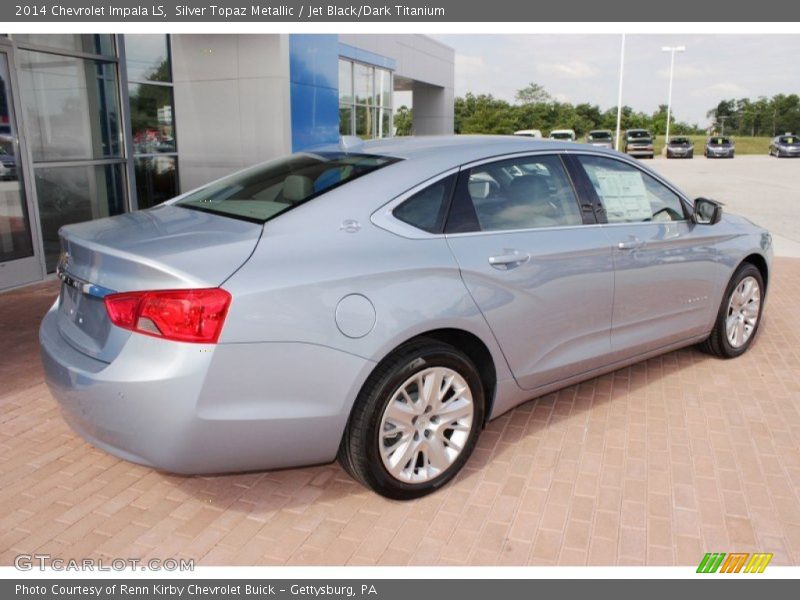 Silver Topaz Metallic / Jet Black/Dark Titanium 2014 Chevrolet Impala LS