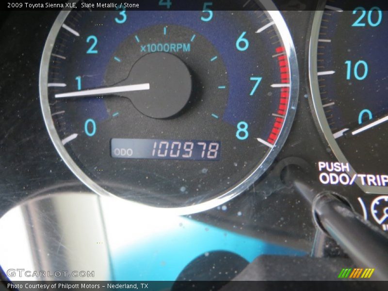 Slate Metallic / Stone 2009 Toyota Sienna XLE