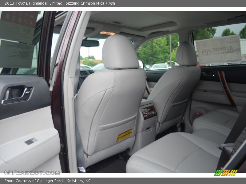 Sizzling Crimson Mica / Ash 2013 Toyota Highlander Limited