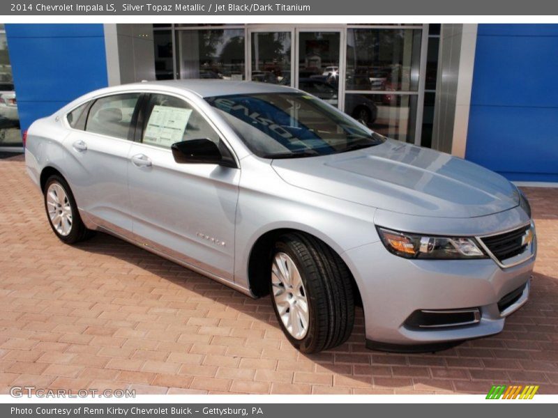 Silver Topaz Metallic / Jet Black/Dark Titanium 2014 Chevrolet Impala LS