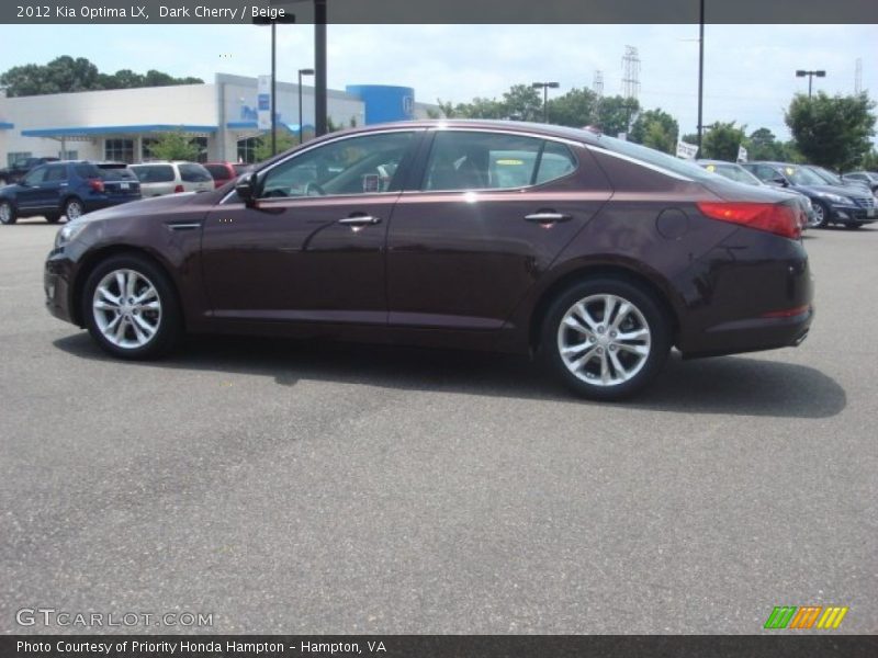 Dark Cherry / Beige 2012 Kia Optima LX