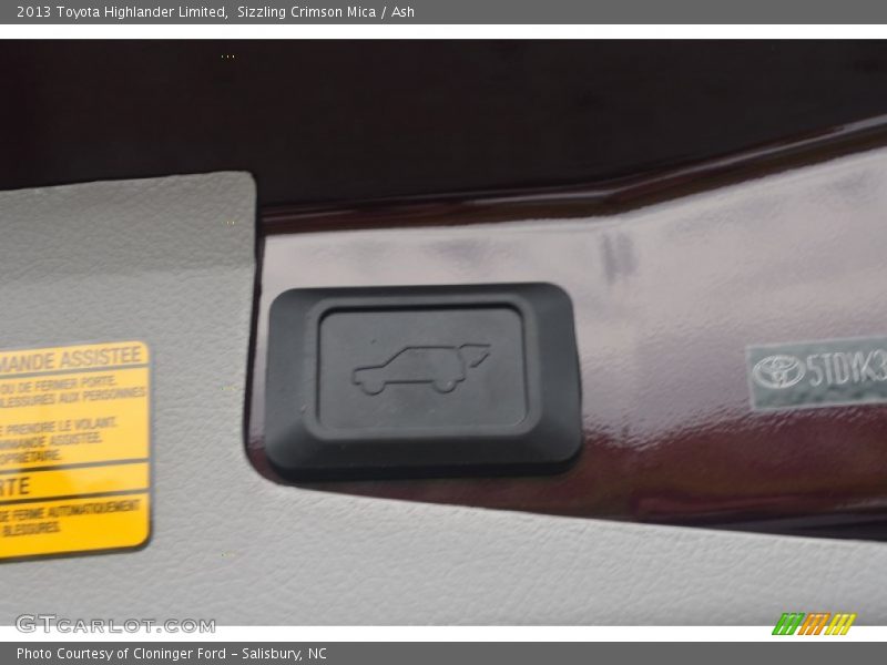 Sizzling Crimson Mica / Ash 2013 Toyota Highlander Limited