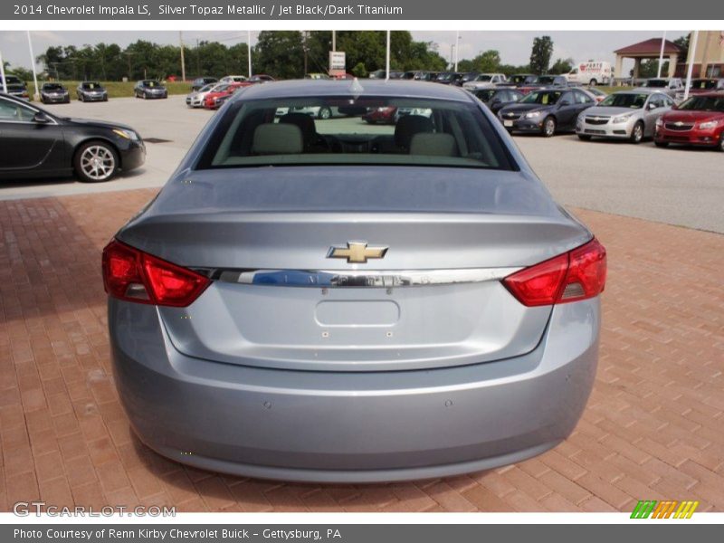 Silver Topaz Metallic / Jet Black/Dark Titanium 2014 Chevrolet Impala LS