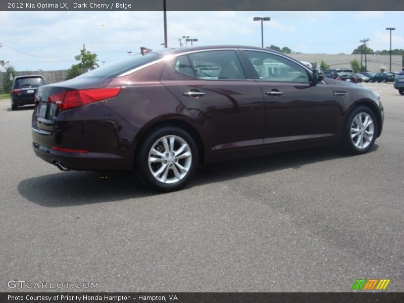 Dark Cherry / Beige 2012 Kia Optima LX
