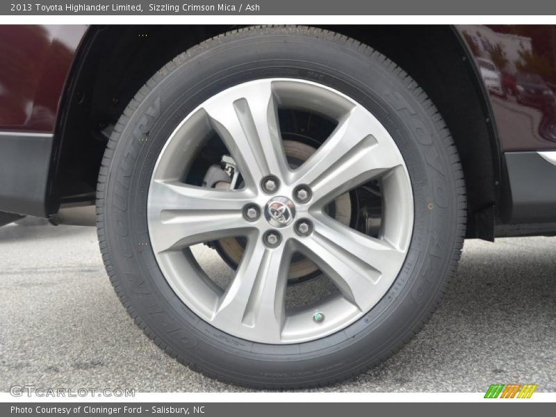 Sizzling Crimson Mica / Ash 2013 Toyota Highlander Limited