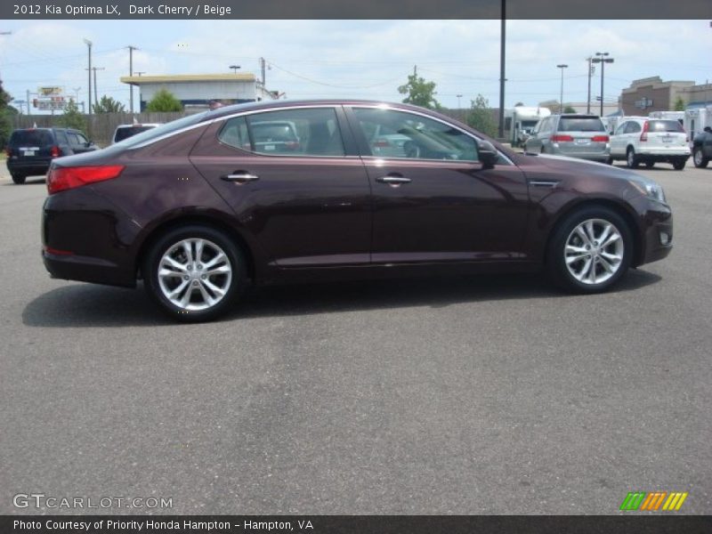 Dark Cherry / Beige 2012 Kia Optima LX