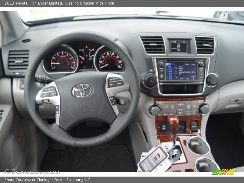 Sizzling Crimson Mica / Ash 2013 Toyota Highlander Limited