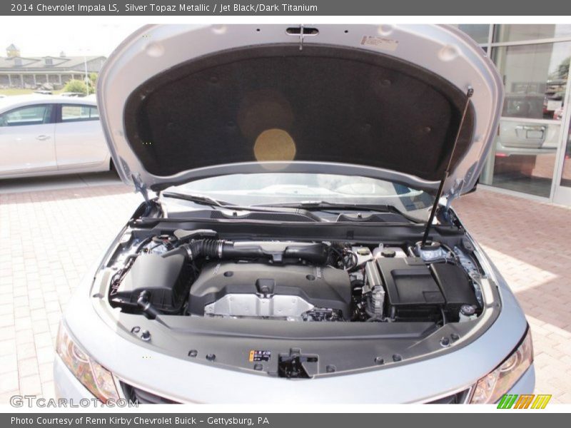 Silver Topaz Metallic / Jet Black/Dark Titanium 2014 Chevrolet Impala LS
