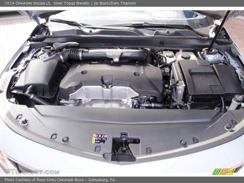 Silver Topaz Metallic / Jet Black/Dark Titanium 2014 Chevrolet Impala LS