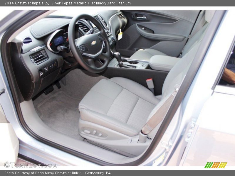 Silver Topaz Metallic / Jet Black/Dark Titanium 2014 Chevrolet Impala LS