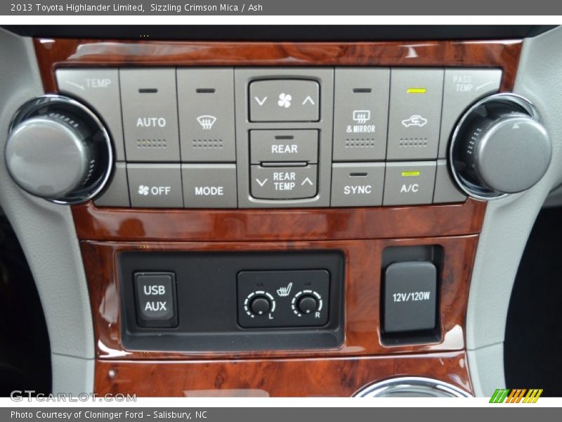 Sizzling Crimson Mica / Ash 2013 Toyota Highlander Limited