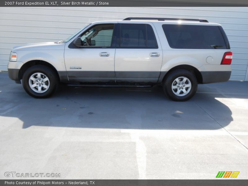Silver Birch Metallic / Stone 2007 Ford Expedition EL XLT