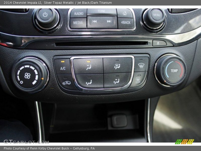 Silver Topaz Metallic / Jet Black/Dark Titanium 2014 Chevrolet Impala LS
