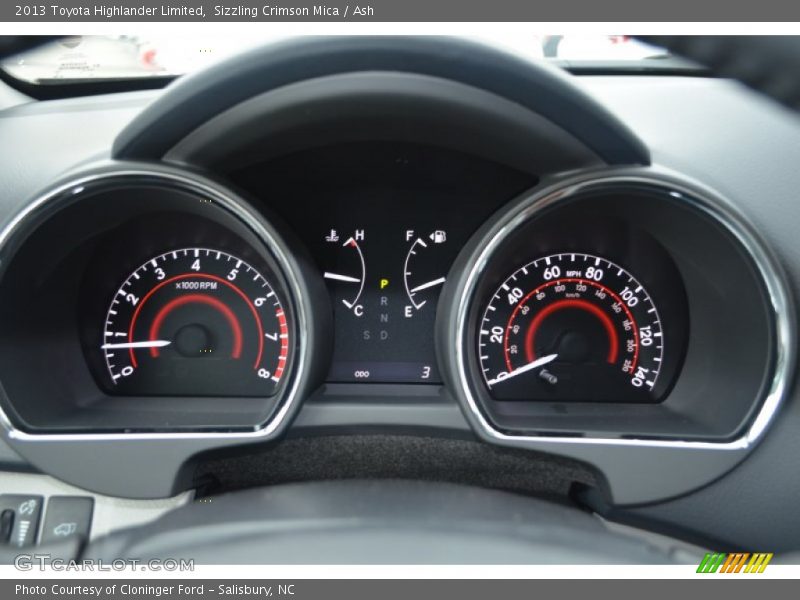 Sizzling Crimson Mica / Ash 2013 Toyota Highlander Limited