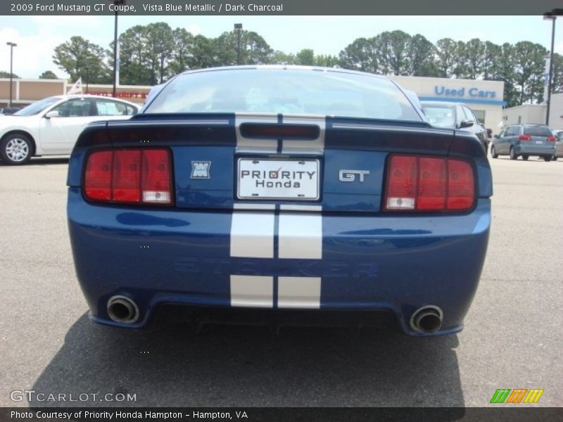 Vista Blue Metallic / Dark Charcoal 2009 Ford Mustang GT Coupe