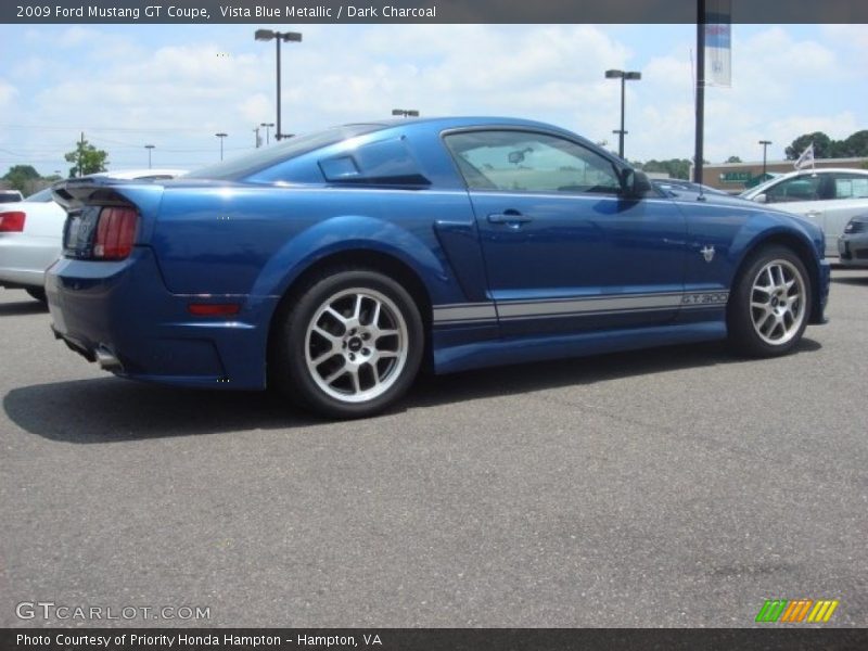 Vista Blue Metallic / Dark Charcoal 2009 Ford Mustang GT Coupe