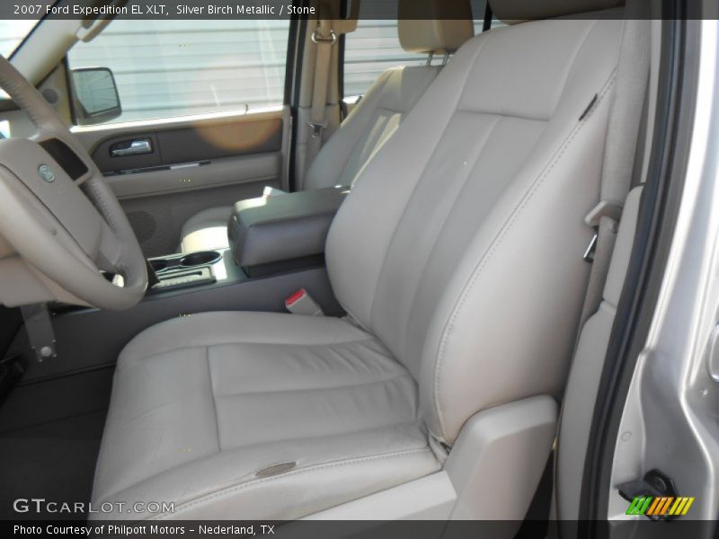 Silver Birch Metallic / Stone 2007 Ford Expedition EL XLT