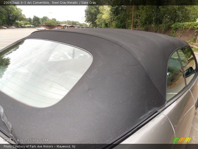 Steel Gray Metallic / Slate Gray 2004 Saab 9-3 Arc Convertible