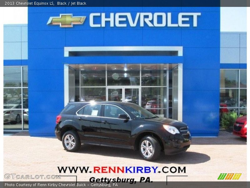 Black / Jet Black 2013 Chevrolet Equinox LS