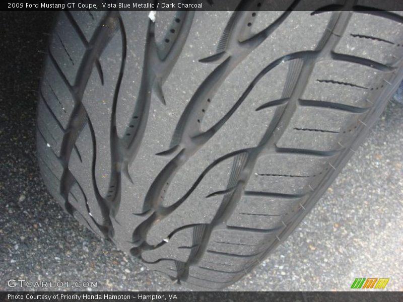 Vista Blue Metallic / Dark Charcoal 2009 Ford Mustang GT Coupe