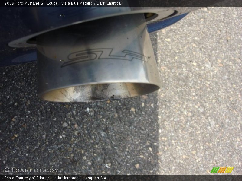 Vista Blue Metallic / Dark Charcoal 2009 Ford Mustang GT Coupe
