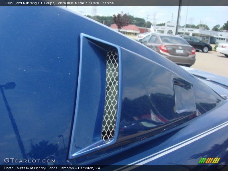 Vista Blue Metallic / Dark Charcoal 2009 Ford Mustang GT Coupe