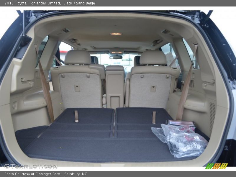 Black / Sand Beige 2013 Toyota Highlander Limited