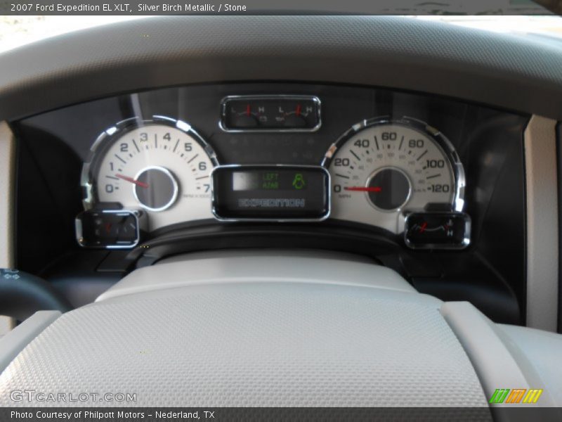Silver Birch Metallic / Stone 2007 Ford Expedition EL XLT