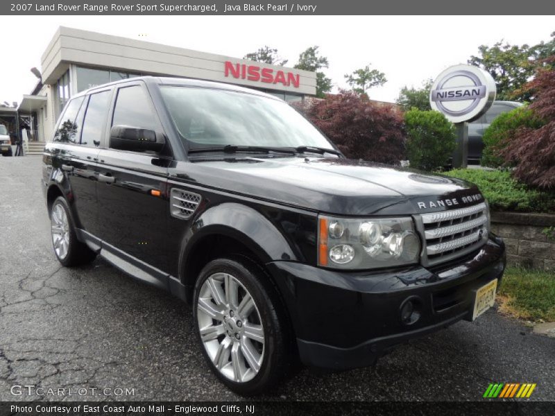 Java Black Pearl / Ivory 2007 Land Rover Range Rover Sport Supercharged