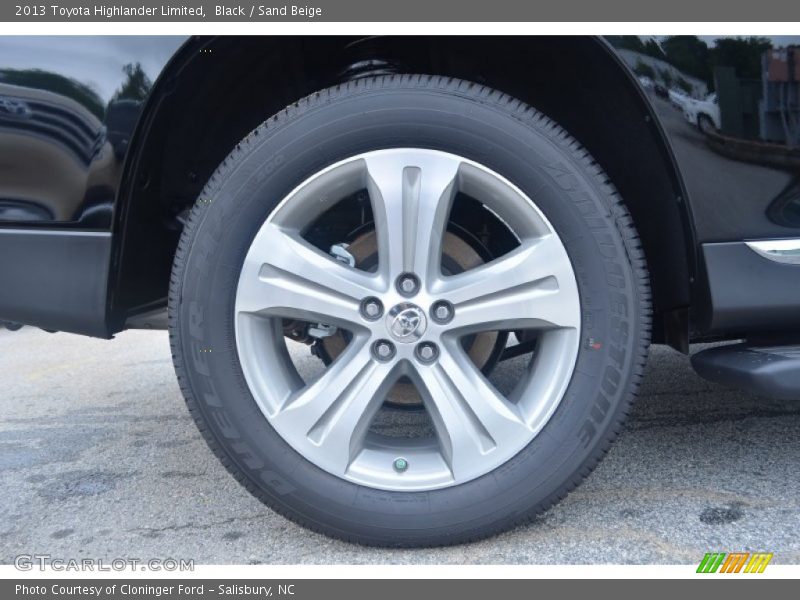 Black / Sand Beige 2013 Toyota Highlander Limited