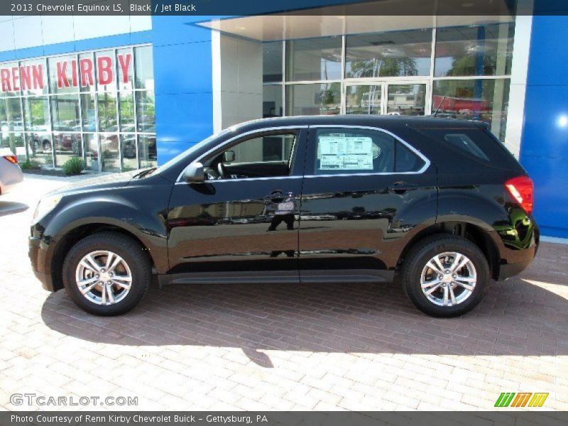 Black / Jet Black 2013 Chevrolet Equinox LS