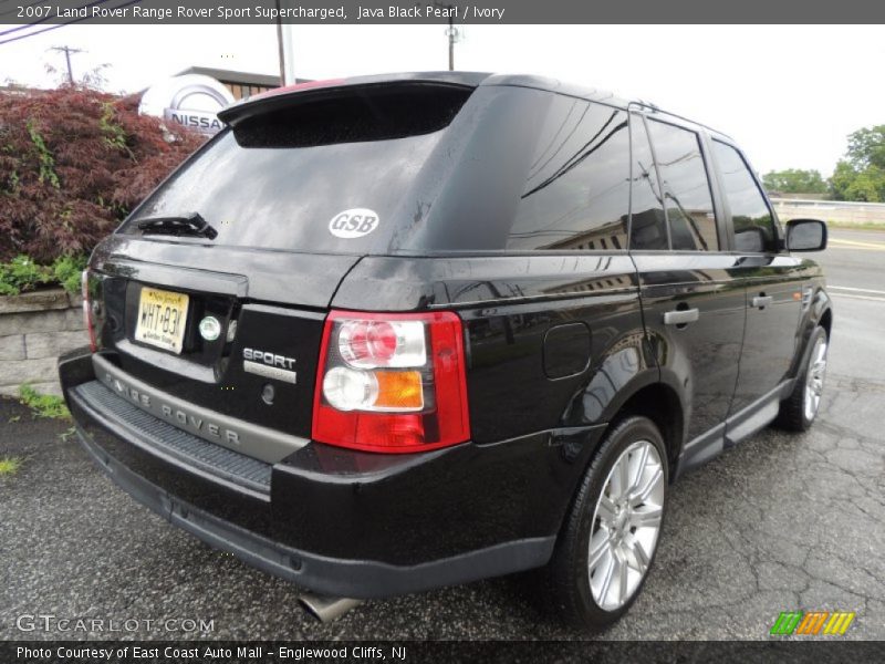 Java Black Pearl / Ivory 2007 Land Rover Range Rover Sport Supercharged