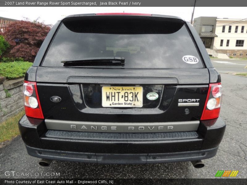 Java Black Pearl / Ivory 2007 Land Rover Range Rover Sport Supercharged