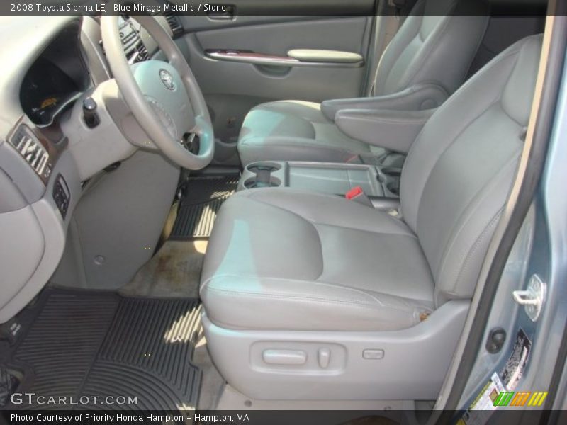 Blue Mirage Metallic / Stone 2008 Toyota Sienna LE