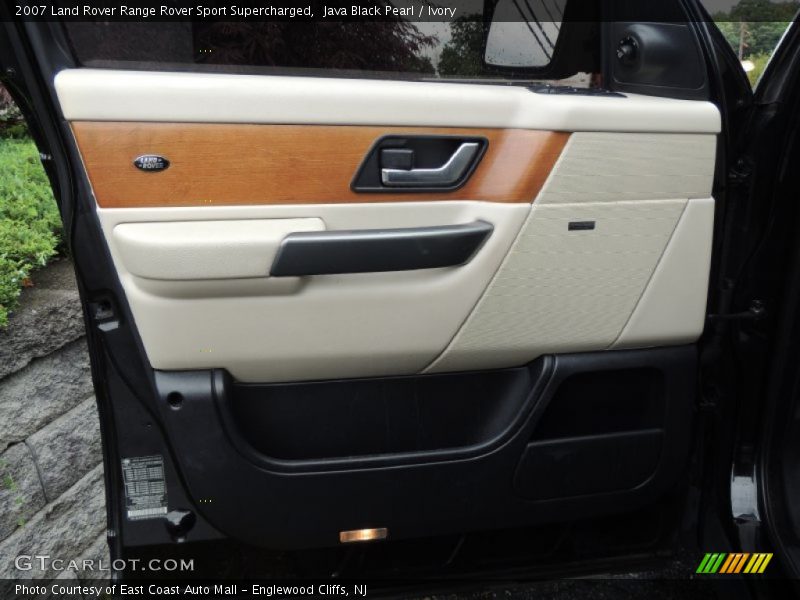 Java Black Pearl / Ivory 2007 Land Rover Range Rover Sport Supercharged