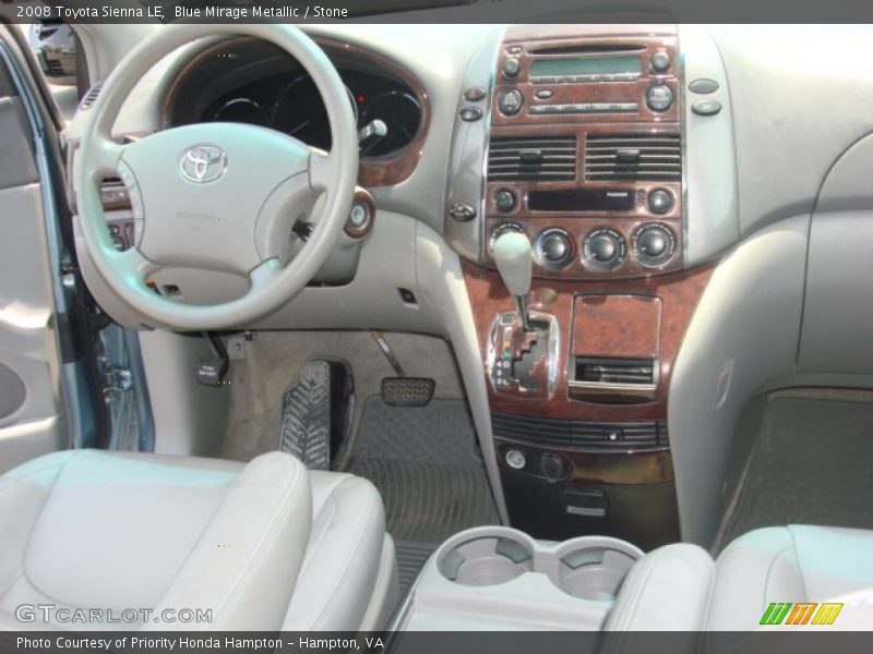 Blue Mirage Metallic / Stone 2008 Toyota Sienna LE