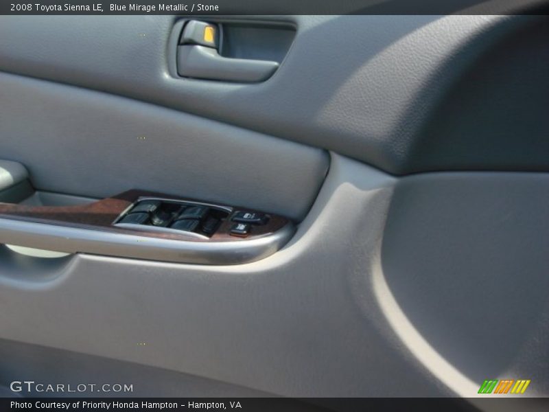 Blue Mirage Metallic / Stone 2008 Toyota Sienna LE