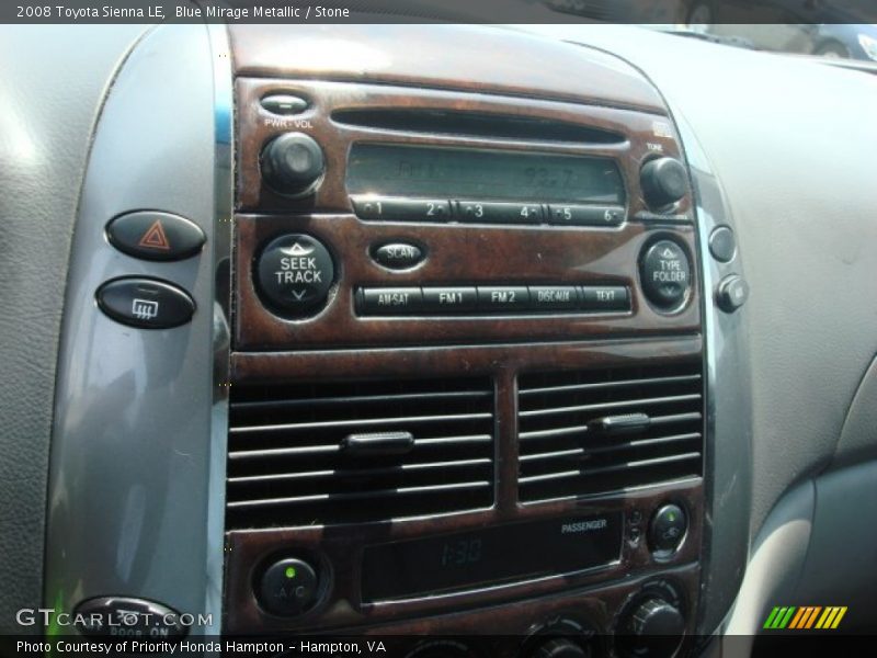 Blue Mirage Metallic / Stone 2008 Toyota Sienna LE
