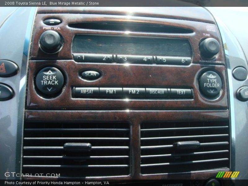 Blue Mirage Metallic / Stone 2008 Toyota Sienna LE