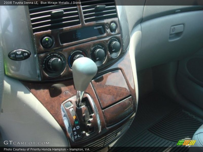 Blue Mirage Metallic / Stone 2008 Toyota Sienna LE