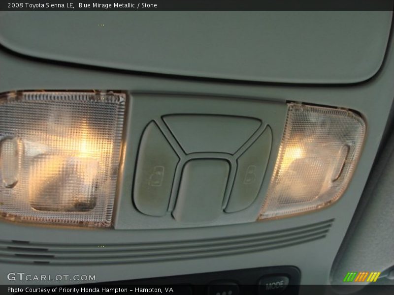Blue Mirage Metallic / Stone 2008 Toyota Sienna LE