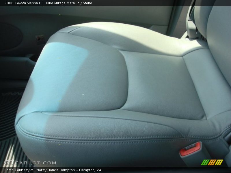Blue Mirage Metallic / Stone 2008 Toyota Sienna LE