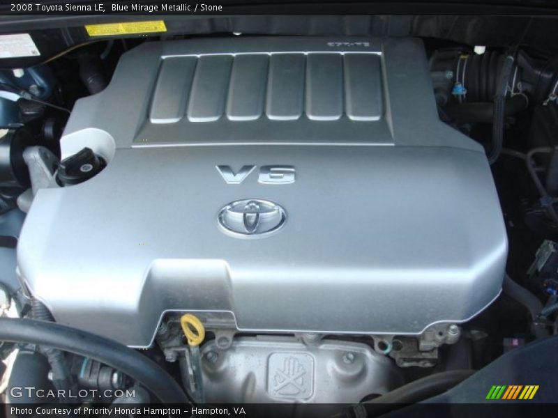 Blue Mirage Metallic / Stone 2008 Toyota Sienna LE