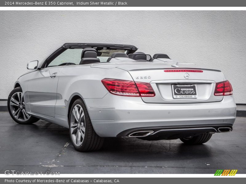 Iridium Silver Metallic / Black 2014 Mercedes-Benz E 350 Cabriolet