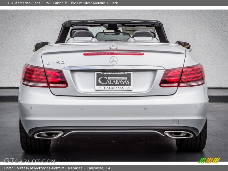 Iridium Silver Metallic / Black 2014 Mercedes-Benz E 350 Cabriolet