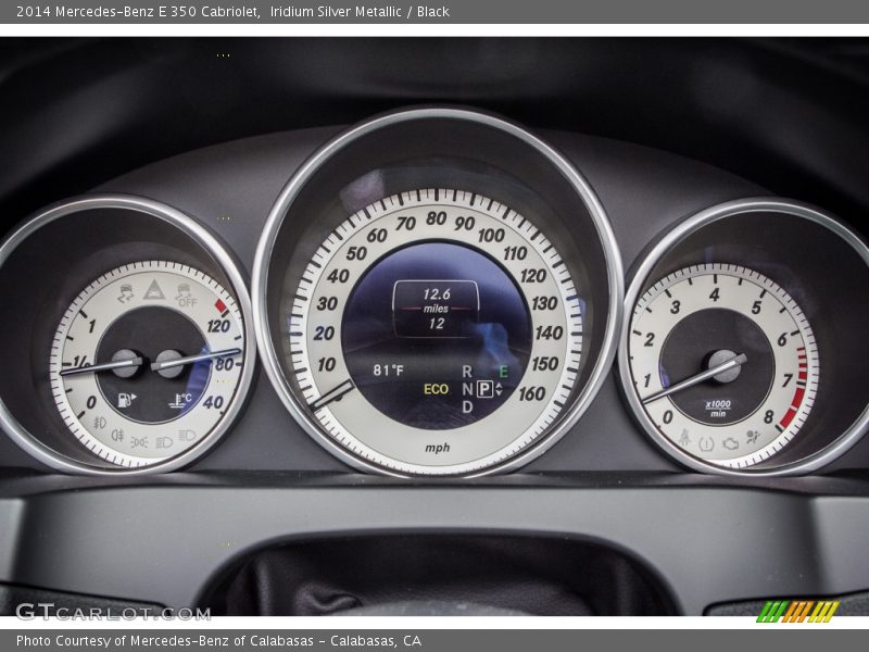 Iridium Silver Metallic / Black 2014 Mercedes-Benz E 350 Cabriolet