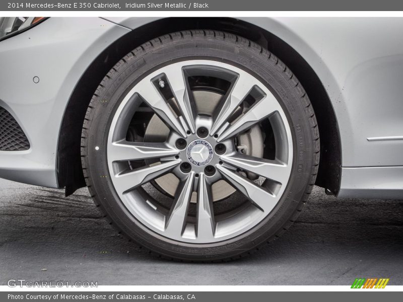 Iridium Silver Metallic / Black 2014 Mercedes-Benz E 350 Cabriolet